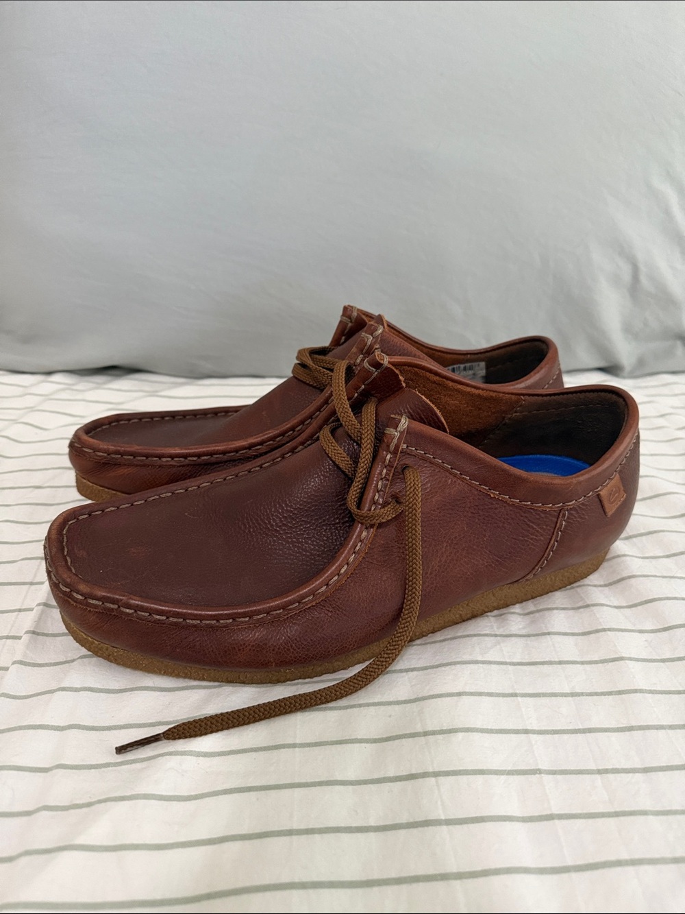Men’s brown leather Clarks